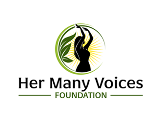 Her Many Voices Foundation logo design by ingepro