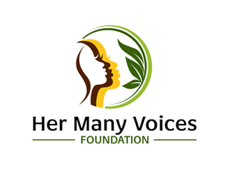 Her Many Voices Foundation logo design by ingepro