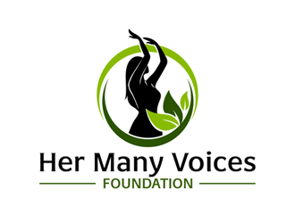 Her Many Voices Foundation logo design by ingepro