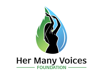 Her Many Voices Foundation logo design by ingepro