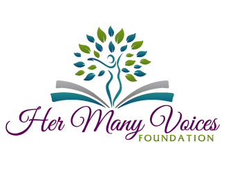 Her Many Voices Foundation logo design by ElonStark