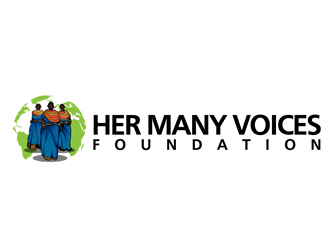 Her Many Voices Foundation logo design by DreamLogoDesign