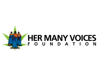 Her Many Voices Foundation logo design by DreamLogoDesign