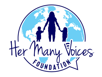 Her Many Voices Foundation logo design by DreamLogoDesign