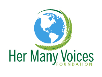 Her Many Voices Foundation logo design by ElonStark