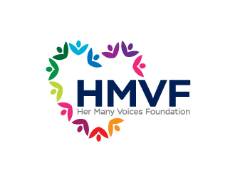 Her Many Voices Foundation logo design by Marianne