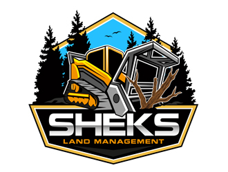 Sheks Land Management logo design by DreamLogoDesign