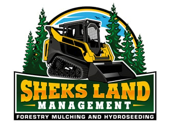 Sheks Land Management logo design by DreamLogoDesign