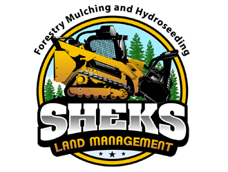 Sheks Land Management logo design by DreamLogoDesign