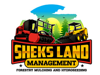 Sheks Land Management logo design by DreamLogoDesign