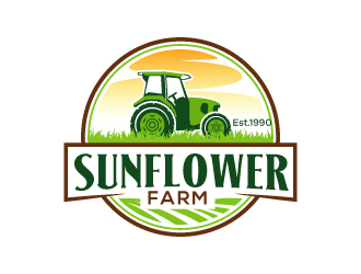 Sunflower Farm logo design - 48hourslogo.com