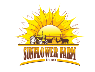 Sunflower Farm  logo design by TMOX