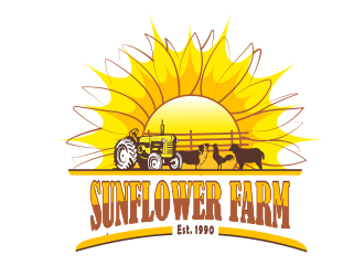 Sunflower Farm  logo design by TMOX