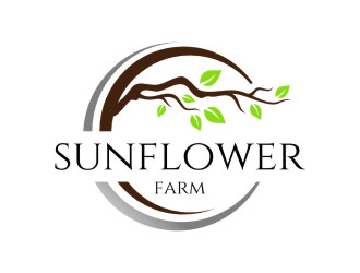 Sunflower Farm  logo design by jetzu