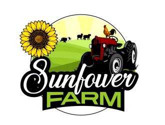 Sunflower Farm  logo design by veron