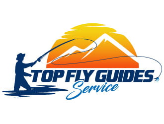 Top Fly Guide Service logo design by daywalker