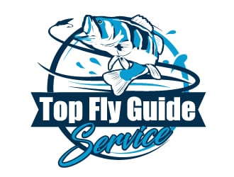 Top Fly Guide Service logo design by ElonStark