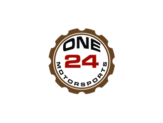 ONE24 Motorsports logo design by mbamboex