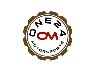 ONE24 Motorsports logo design by mbamboex