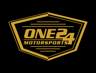 ONE24 Motorsports logo design by cikiyunn