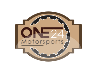 ONE24 Motorsports logo design by Msinur