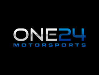 ONE24 Motorsports logo design by lexipej