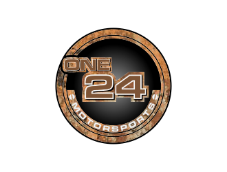 ONE24 Motorsports logo design by Artigsma