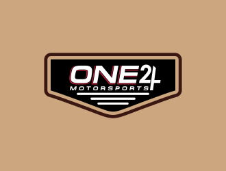 ONE24 Motorsports logo design by Msinur