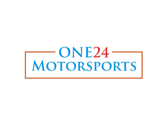 ONE24 Motorsports logo design by Diancox