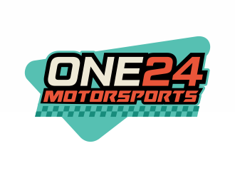 ONE24 Motorsports logo design by ingepro