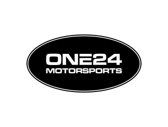 ONE24 Motorsports logo design by Galfine