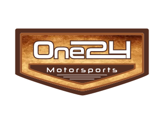 ONE24 Motorsports logo design by Msinur