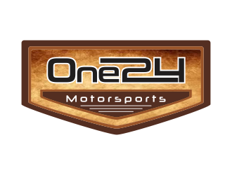 ONE24 Motorsports logo design by Msinur