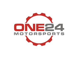 ONE24 Motorsports logo design by Nurmalia