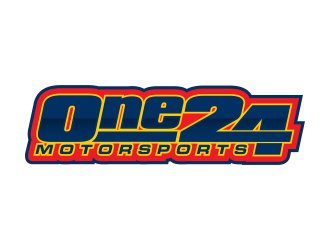 ONE24 Motorsports logo design by Cekot_Art