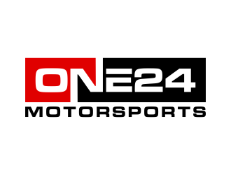 ONE24 Motorsports logo design by Galfine