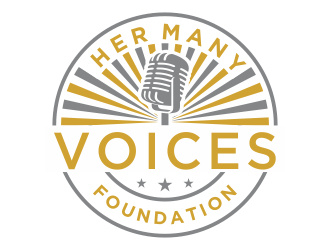 Her Many Voices Foundation logo design by cikiyunn