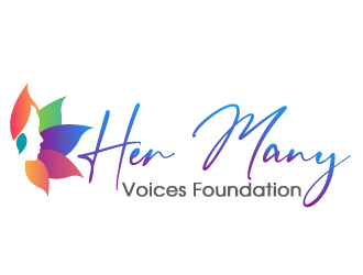 Her Many Voices Foundation logo design by ElonStark