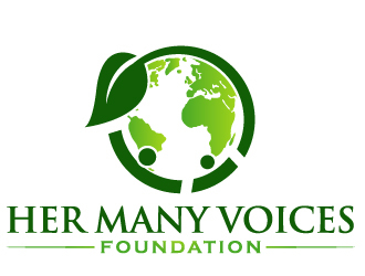 Her Many Voices Foundation logo design by PMG