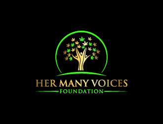 Her Many Voices Foundation logo design by Creativeminds