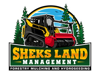 Sheks Land Management logo design by DreamLogoDesign