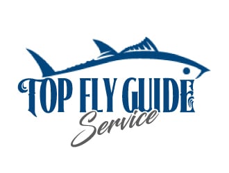 Top Fly Guide Service logo design by ElonStark