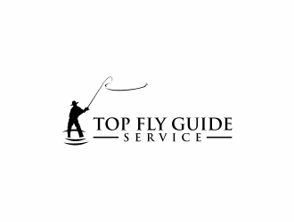 Top Fly Guide Service logo design by InitialD