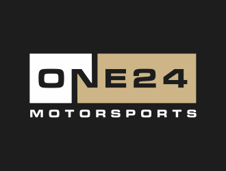 ONE24 Motorsports logo design by ozenkgraphic