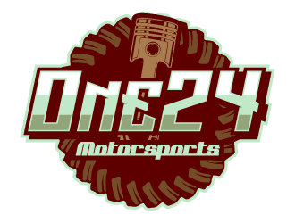 ONE24 Motorsports logo design by PRN123