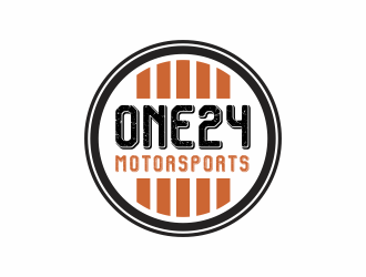 ONE24 Motorsports logo design by hidro