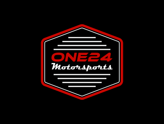 ONE24 Motorsports logo design by InitialD