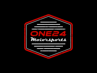 ONE24 Motorsports logo design by InitialD