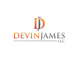 Devin James LLC logo design by javaz