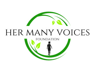 Her Many Voices Foundation logo design by jetzu